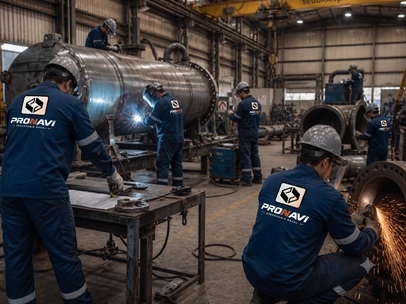 Processos de soldagem industrial qualificada de alta resistência